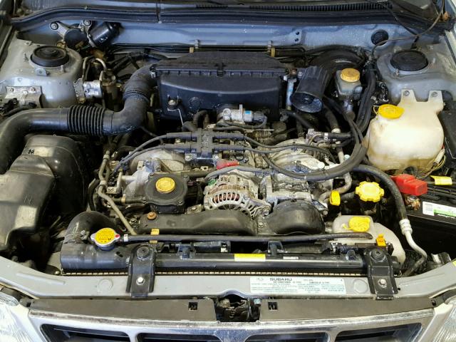 JF1SF6558YH700401 - 2000 SUBARU FORESTER S SILVER photo 7