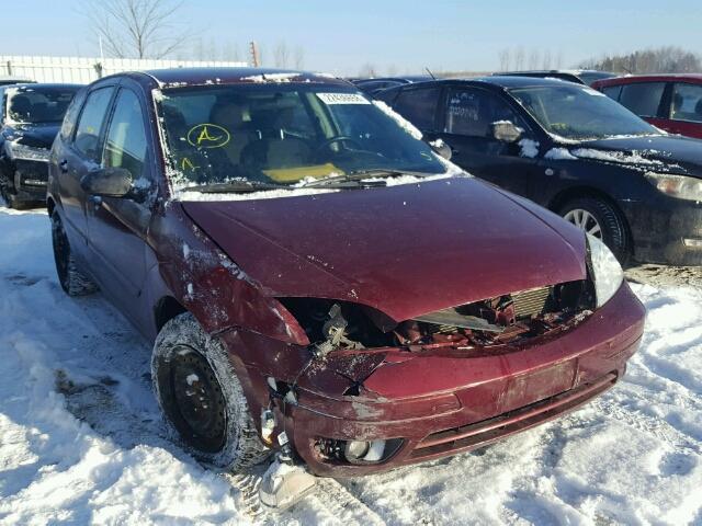 1FAFP37N76W206064 - 2006 FORD FOCUS ZX5 MAROON photo 1