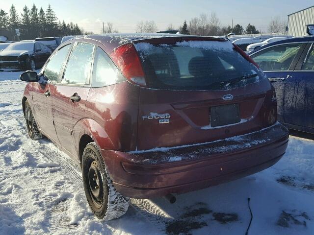 1FAFP37N76W206064 - 2006 FORD FOCUS ZX5 MAROON photo 3