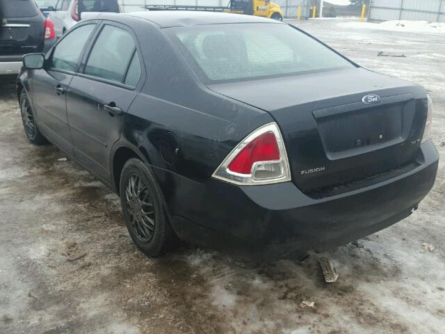 3FAFP07146R120998 - 2006 FORD FUSION SE BLACK photo 3