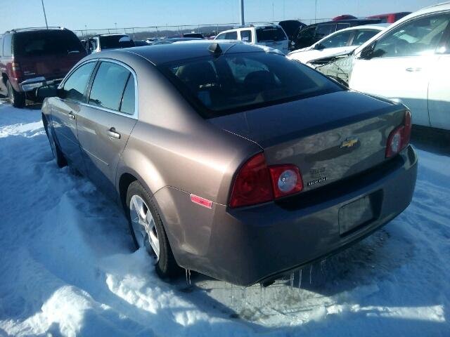 1G1ZB5E04CF180908 - 2012 CHEVROLET MALIBU LS BROWN photo 3