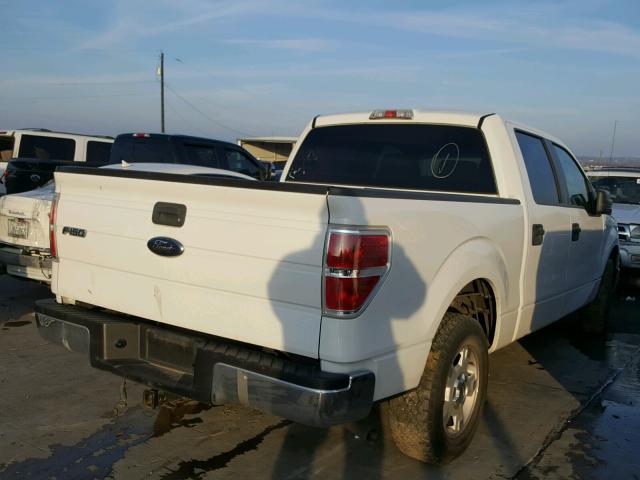 1FTRW12859KC17723 - 2009 FORD F150 SUPER WHITE photo 4