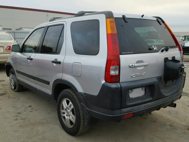 JHLRD788X2C082791 - 2002 HONDA CR-V EX SILVER photo 3