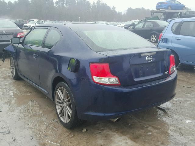 JTKJF5C7XC3039571 - 2012 TOYOTA SCION TC 蓝色 照片 3