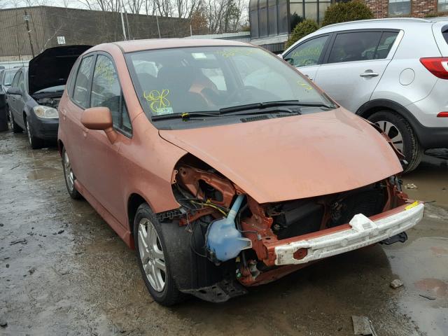 JHMGD38638S064688 - 2008 HONDA FIT SPORT ORANGE photo 1