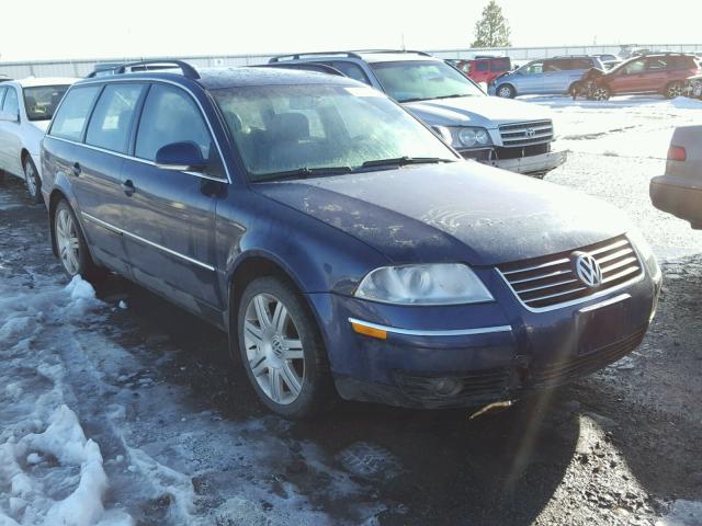 WVWCE63B35E043823 - 2005 VOLKSWAGEN PASSAT GLS BLUE photo 1