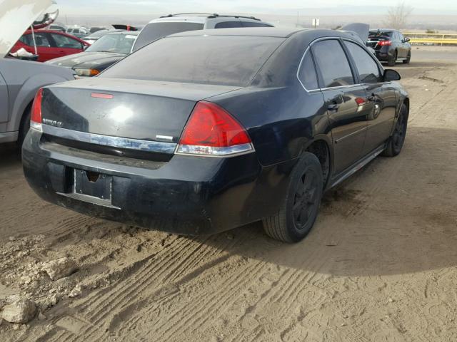 2G1WB5EK6A1220883 - 2010 CHEVROLET IMPALA LT BLACK photo 4