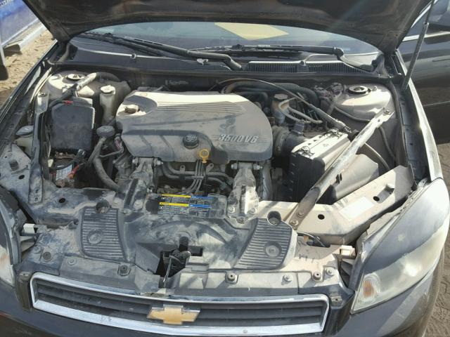 2G1WB5EK6A1220883 - 2010 CHEVROLET IMPALA LT BLACK photo 7