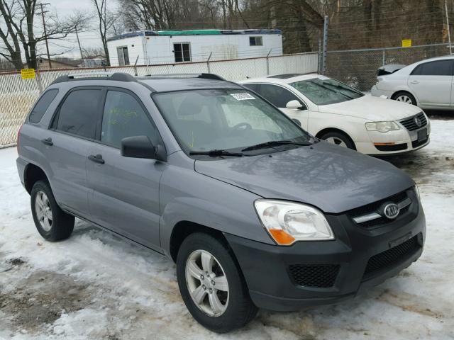 KNDJF724297562708 - 2009 KIA SPORTAGE L GRAY photo 1