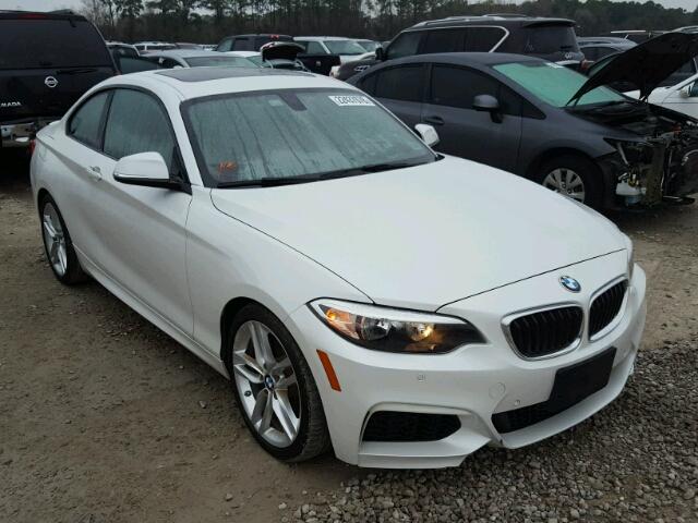 WBA1F5C57FV257723 - 2015 BMW 228 I WHITE photo 1