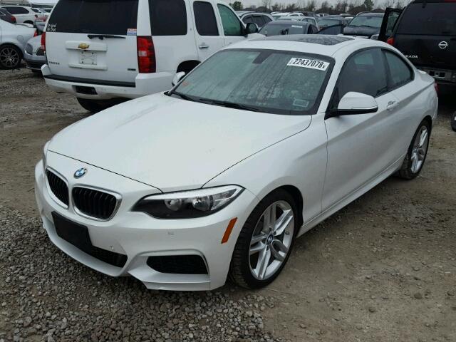 WBA1F5C57FV257723 - 2015 BMW 228 I WHITE photo 2