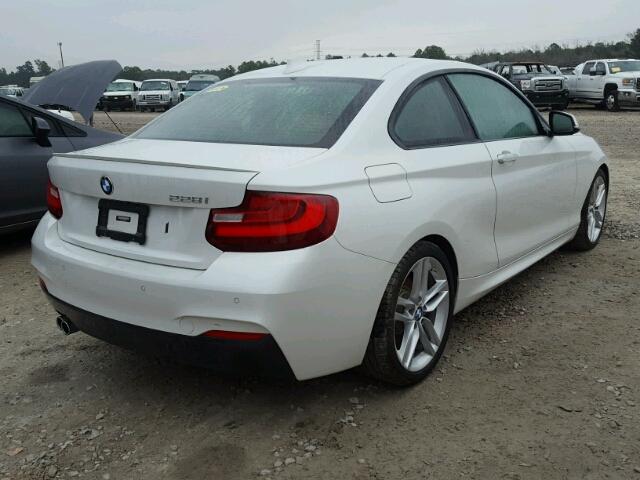 WBA1F5C57FV257723 - 2015 BMW 228 I WHITE photo 4
