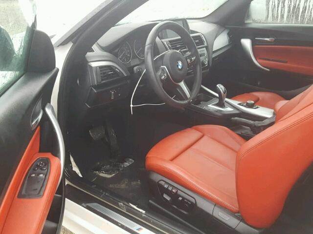 WBA1F5C57FV257723 - 2015 BMW 228 I WHITE photo 9