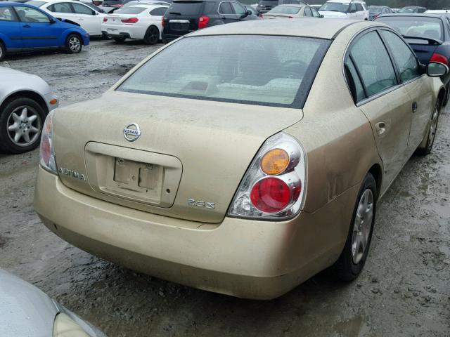 1N4AL11D32C276845 - 2002 NISSAN ALTIMA BAS GOLD photo 4