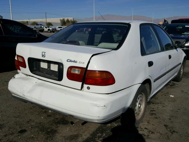 JHMEG8546SS005799 - 1995 HONDA CIVIC DX WHITE photo 4