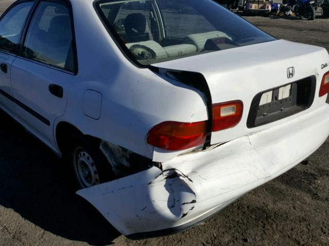 JHMEG8546SS005799 - 1995 HONDA CIVIC DX WHITE photo 9