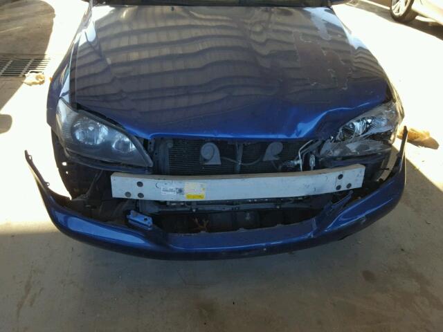 JTHBD182710005219 - 2001 LEXUS IS 300 BLUE photo 9