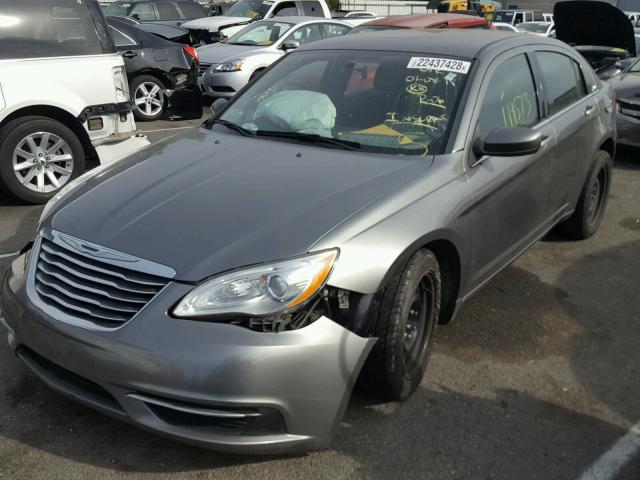 1C3CCBABXCN273670 - 2012 CHRYSLER 200 LX CHARCOAL photo 2