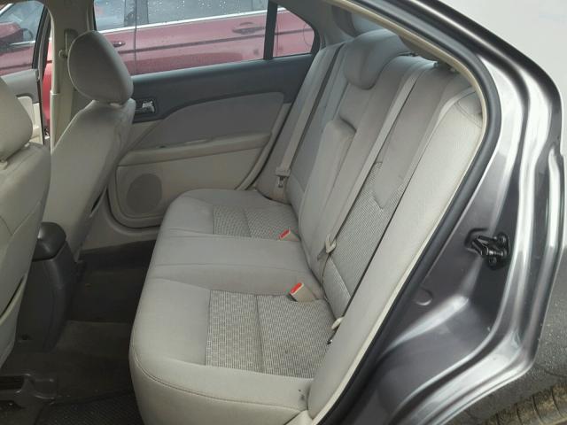 3FAHP0HA4BR269252 - 2011 FORD FUSION SE GRAY photo 6