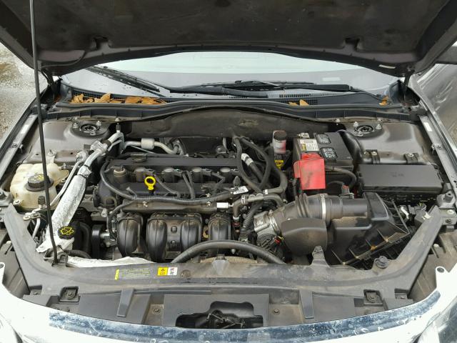 3FAHP0HA4BR269252 - 2011 FORD FUSION SE GRAY photo 7