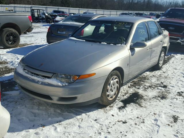 1G8JU52F8YY638124 - 2000 SATURN LS1 SILVER photo 2