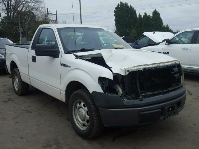 1FTMF1CMXBFB37502 - 2011 FORD F150 WHITE photo 1