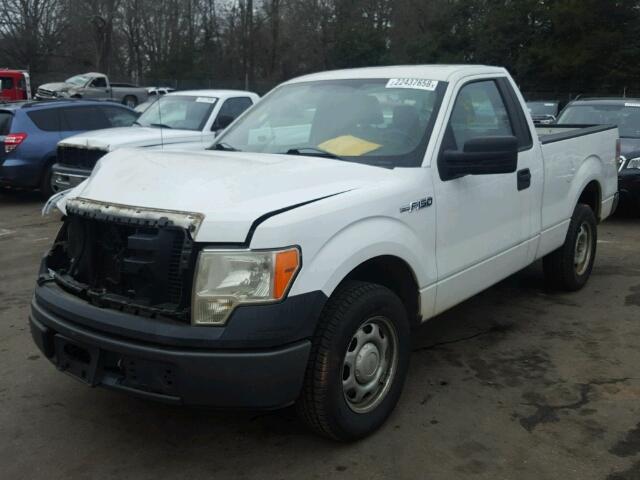 1FTMF1CMXBFB37502 - 2011 FORD F150 WHITE photo 2