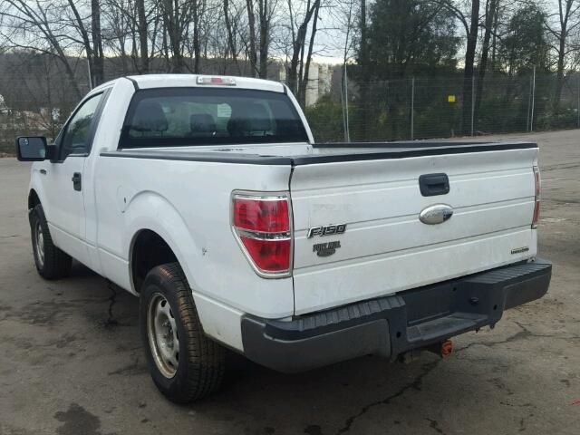 1FTMF1CMXBFB37502 - 2011 FORD F150 WHITE photo 3