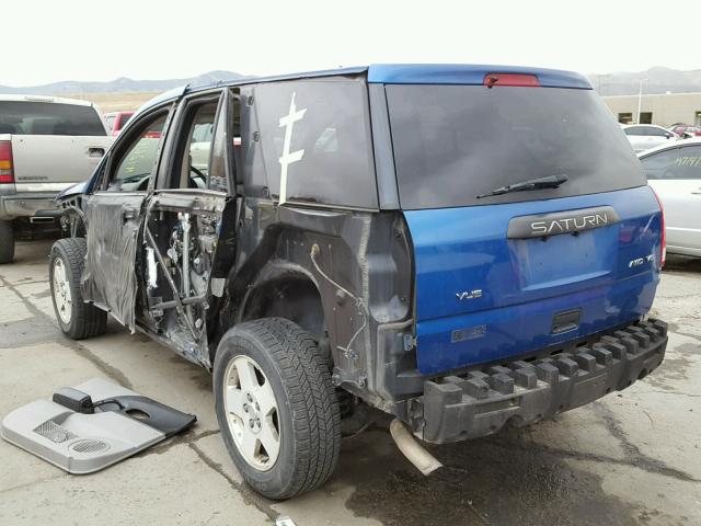 5GZCZ63434S827715 - 2004 SATURN VUE BLUE photo 3