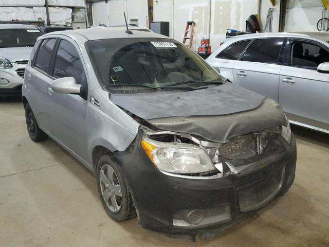 KL1TD6DE3AB098061 - 2010 CHEVROLET AVEO LS SILVER photo 1