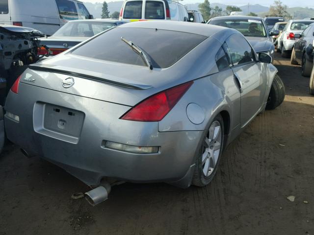 JN1AZ34E43T016788 - 2003 NISSAN 350Z COUPE SILVER photo 4