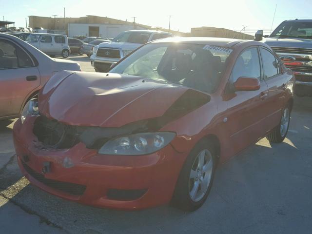 JM1BK12FX61418675 - 2006 MAZDA 3 I RED photo 2