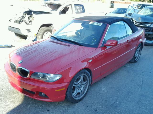 WBABW33454PL24532 - 2004 BMW 325 CI RED photo 2