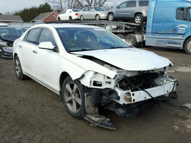 1G1ZC5E00CF225551 - 2012 CHEVROLET MALIBU 1LT WHITE photo 1