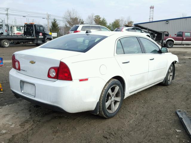 1G1ZC5E00CF225551 - 2012 CHEVROLET MALIBU 1LT WHITE photo 4