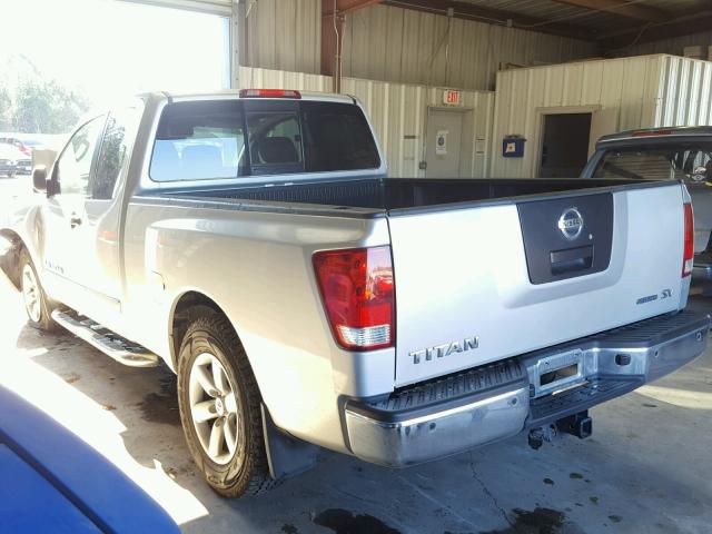 1N6BA0CA5BN318869 - 2011 NISSAN TITAN S SILVER photo 3