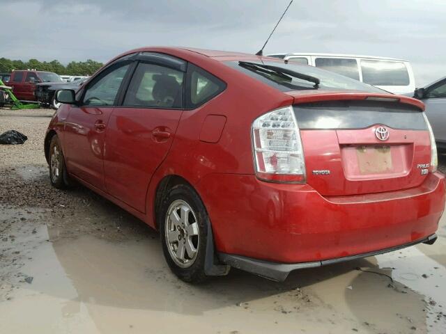 JTDKB20U883338869 - 2008 TOYOTA PRIUS RED photo 3