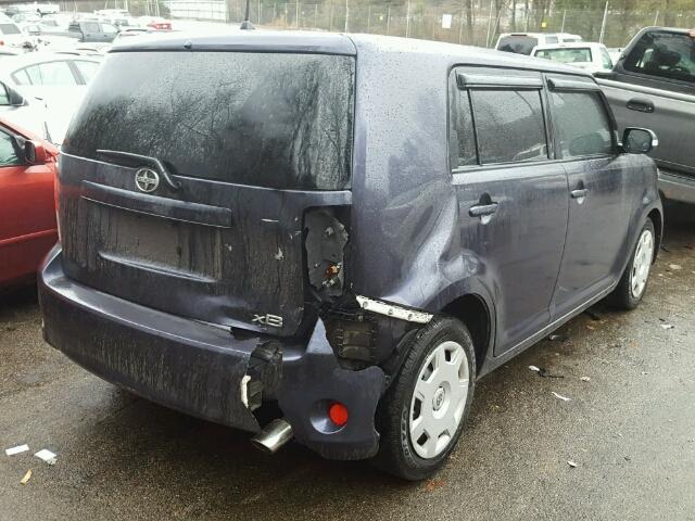 JTLZE4FE2B1132004 - 2011 TOYOTA SCION XB BLUE photo 4