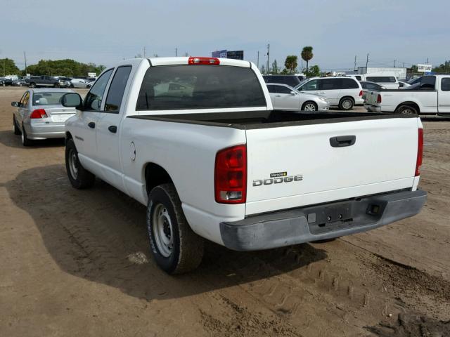 1D7HA18N83J636840 - 2003 DODGE RAM 1500 S WHITE photo 3