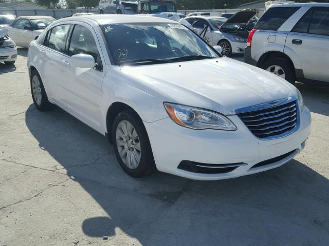 1C3CCBAB4CN273275 - 2012 CHRYSLER 200 LX WHITE photo 1