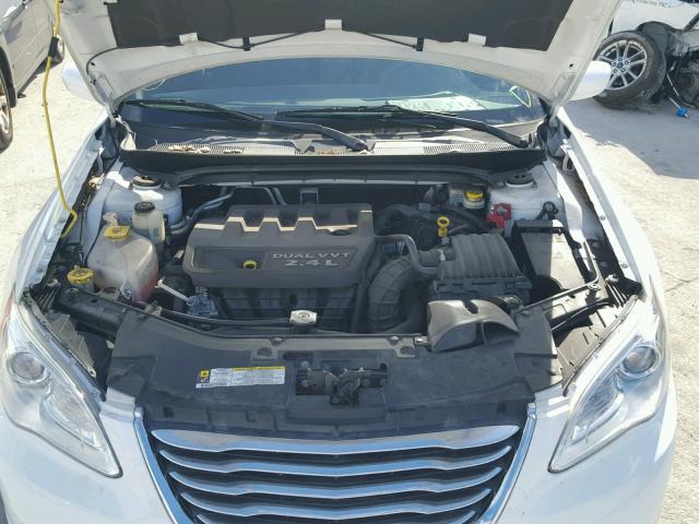 1C3CCBAB4CN273275 - 2012 CHRYSLER 200 LX WHITE photo 7