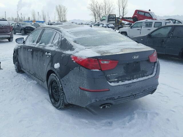 KNAGM4A78E5480060 - 2014 KIA OPTIMA LX BLACK photo 3