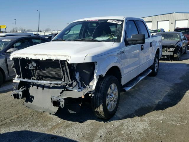 1FTEW1CM9BFD11533 - 2011 FORD F150 SUPER WHITE photo 2