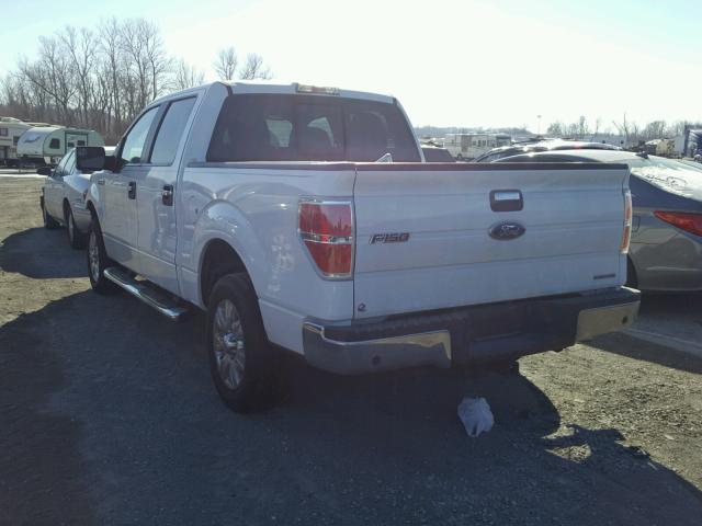 1FTEW1CM9BFD11533 - 2011 FORD F150 SUPER WHITE photo 3