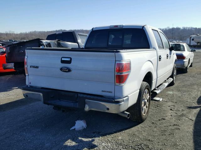 1FTEW1CM9BFD11533 - 2011 FORD F150 SUPER WHITE photo 4