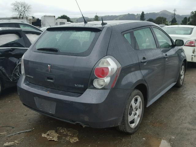 5Y2SP6E80AZ413779 - 2010 PONTIAC VIBE GRAY photo 4