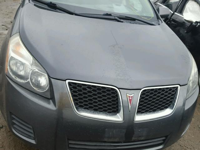 5Y2SP6E80AZ413779 - 2010 PONTIAC VIBE GRAY photo 9