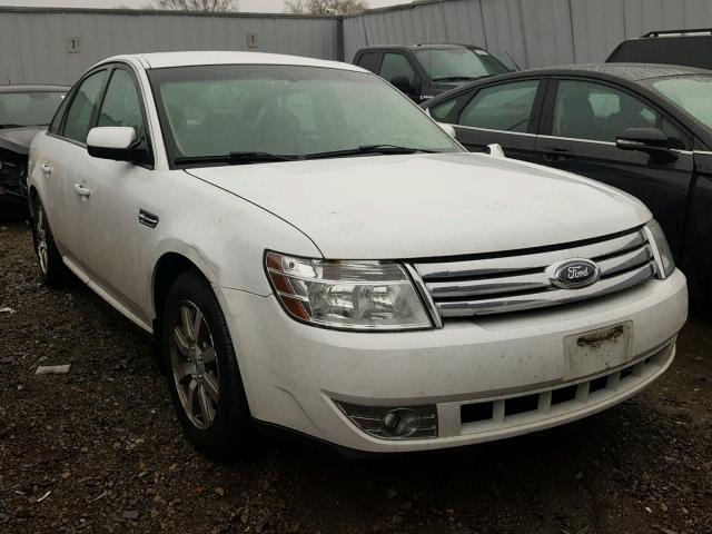 1FAHP24W78G167408 - 2008 FORD TAURUS SEL WHITE photo 1