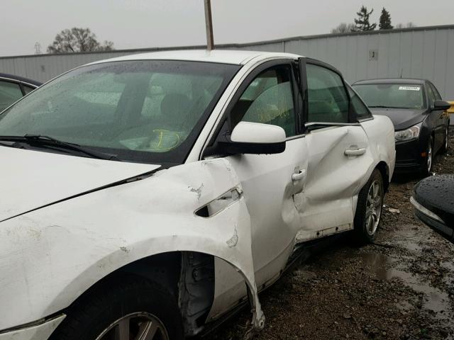 1FAHP24W78G167408 - 2008 FORD TAURUS SEL WHITE photo 10