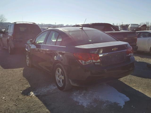 1G1PF5S90B7140977 - 2011 CHEVROLET CRUZE LT BLACK photo 3